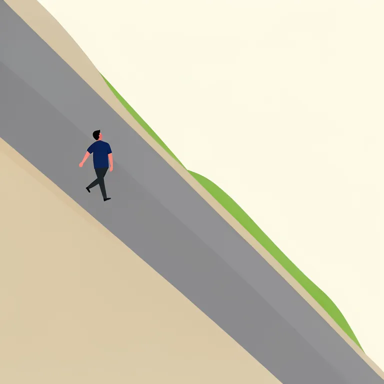 down